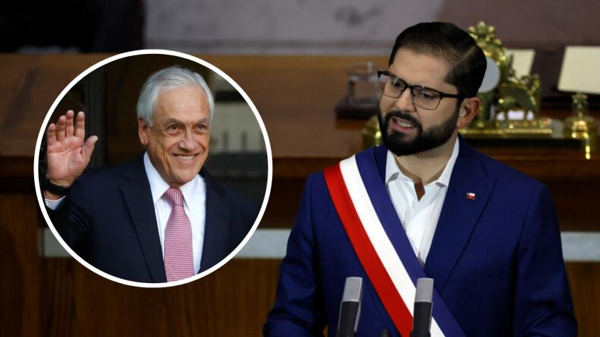 El mensaje del Presidente Boric en memoria de Sebastián Piñera que sacó aplausos en la Cuenta Pública