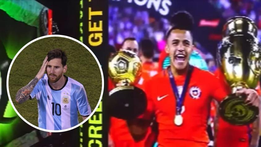 Se calentó el ambiente: Hinchas chilenos pagaron para colocar foto de Alexis Sánchez con la Copa América Centenario en Times Square