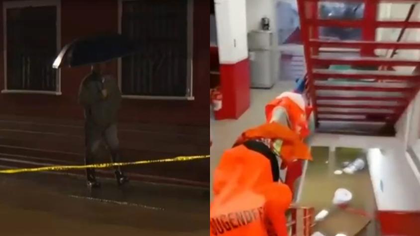 Más de 2 mil casas afectadas y un cuartel de bomberos inundado: La crítica situación de Curanilahue