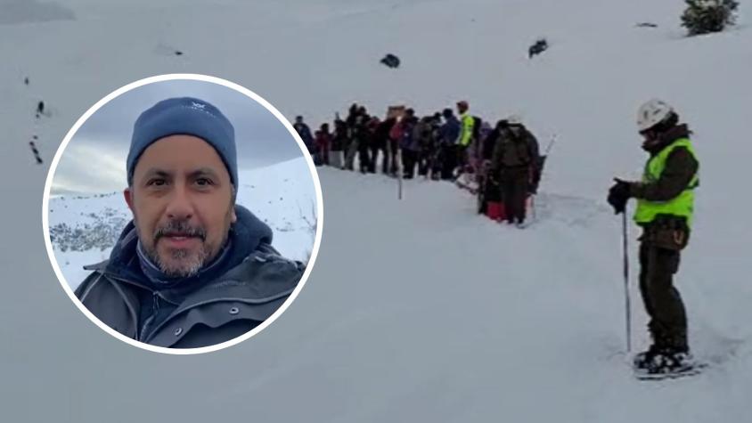 Rescatado de centro de ski en Lagunillas acusa que no le pidieron evacuar: "No es que no hayamos querido"