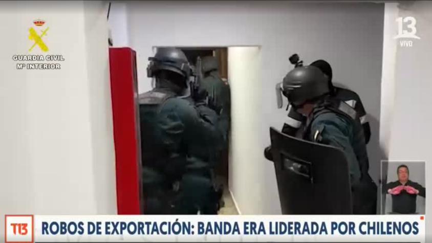Delincuentes chilenos robaban casas de lujo en España