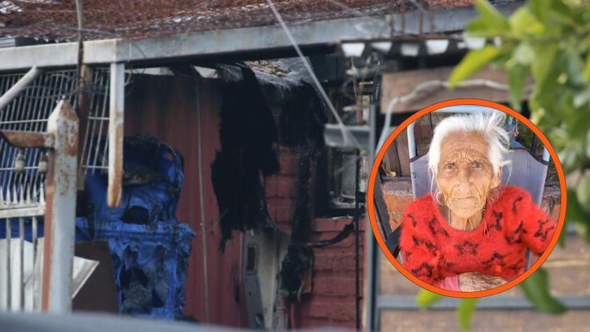 Adulta mayor de 96 años es una de las víctimas del incendio de Renca