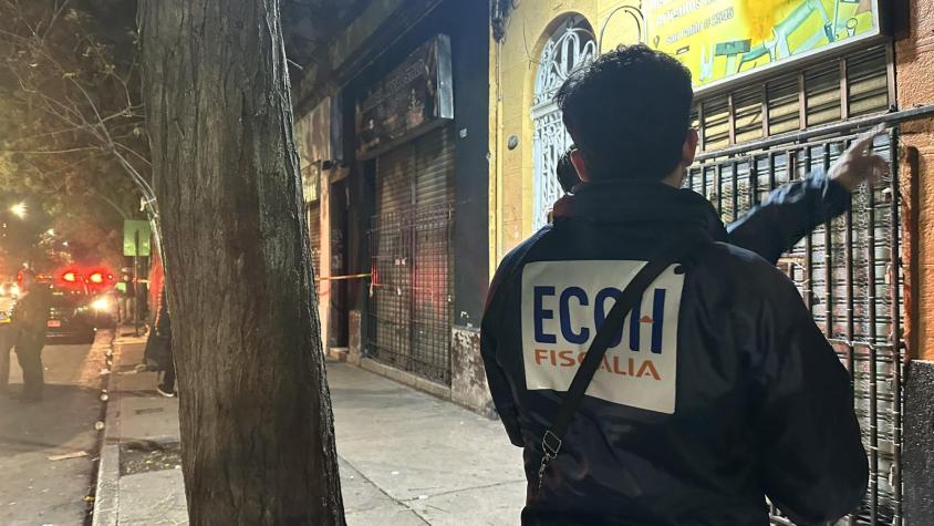 Investigan presunto secuestro en el centro de Santiago: Víctima fue baleada en el rostro y estaba amarrada