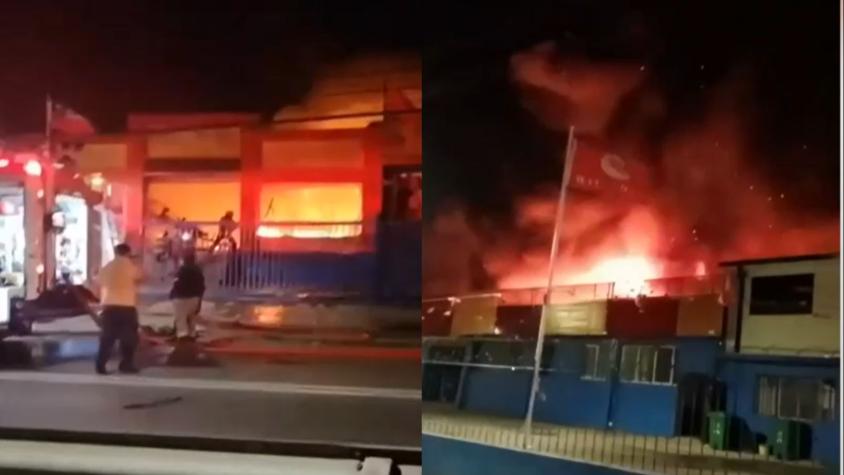 Incendio destruyó mall chino en El Monte