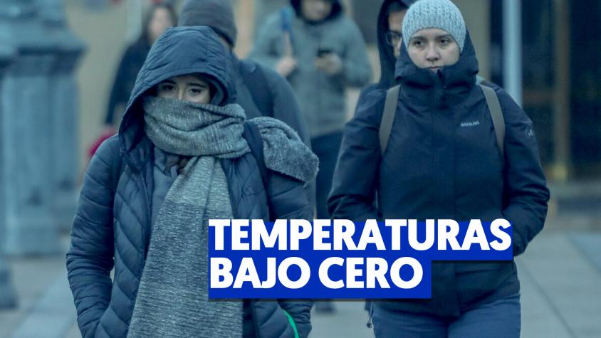 ¡A prepararse para el frío en Santiago! Todas las comunas que tendrán temperaturas bajo cero este miércoles