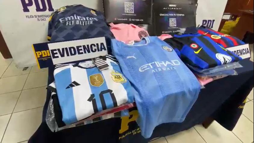 Incautan más de $40 millones en camisetas de fútbol falsificadas: eran vendidas en tienda online