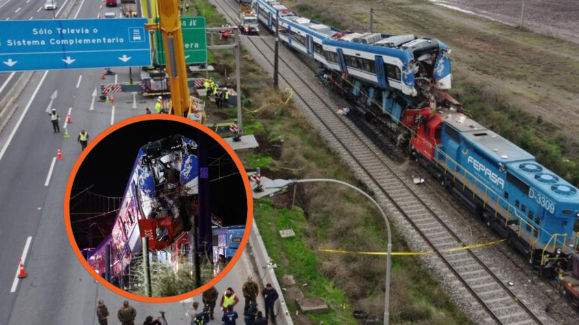 Así ocurrió el choque de trenes en San Bernardo que dejó dos muertos según maquinista detenido