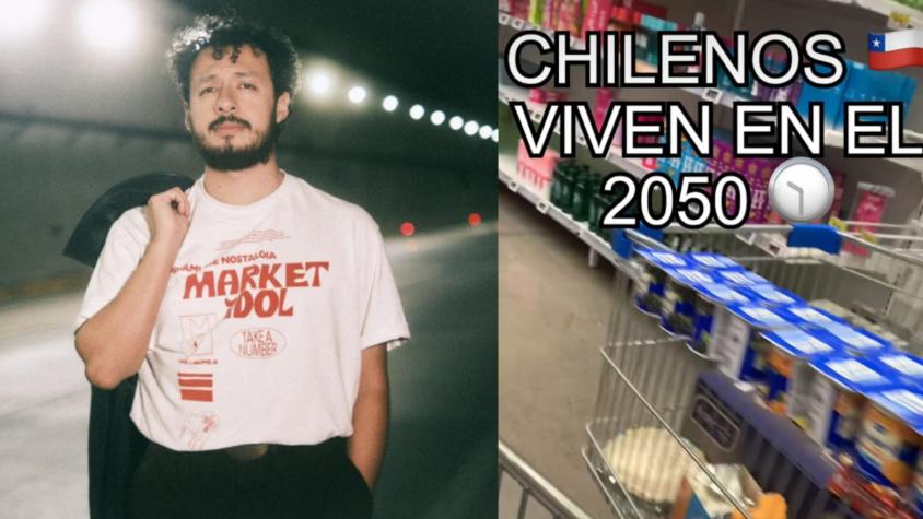 "Chilenos viven en el 2050": mexicano se hace viral por compartir las costumbres de Chile en TikTok