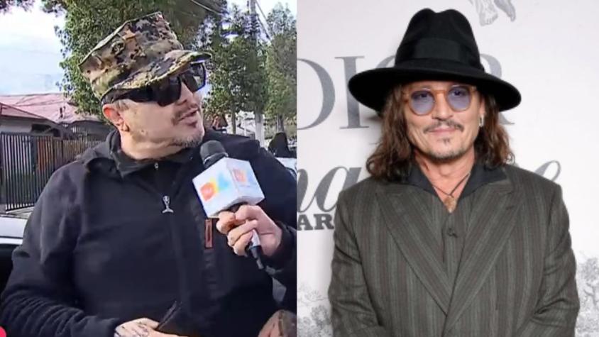 La historia del guardaespaldas de Johnny Depp que apareció en Tu Día: ¿Por qué está en Chile?