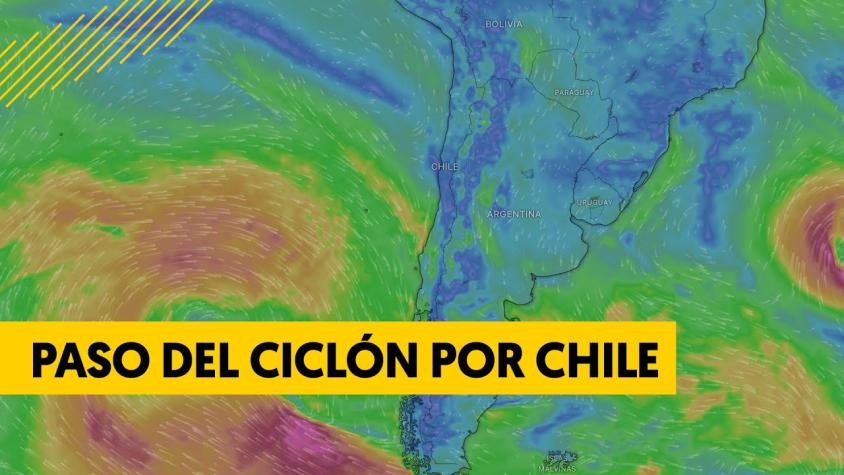 EN VIVO | Mira el avance del ciclón extratropical por Chile
