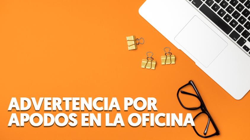 Ojo con los apodos: Circular por Ley Karin advierte sobre “uso de nombres ofensivos” como acoso laboral Ojo con los apodos: Circular por Ley Karin advierte sobre “uso de nombres ofensivos” como acoso laboral