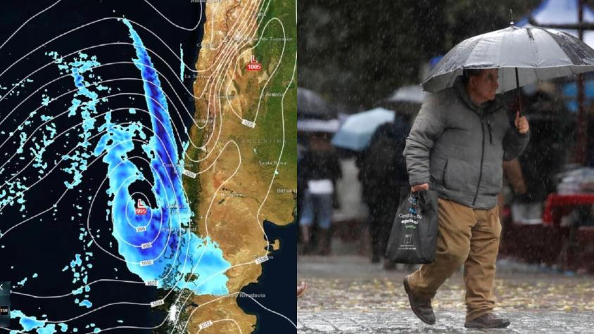  Ciclón extratropical se acerca a Santiago y viene asociado a características de temporal: ¿Cuándo llegará?