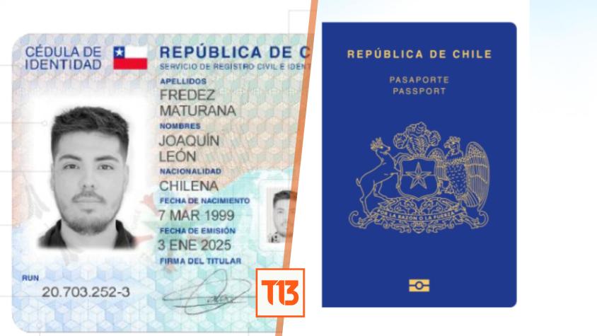 Registro Civil presenta nueva cédula de identidad y pasaporte: así serán los documentos a partir de diciembre