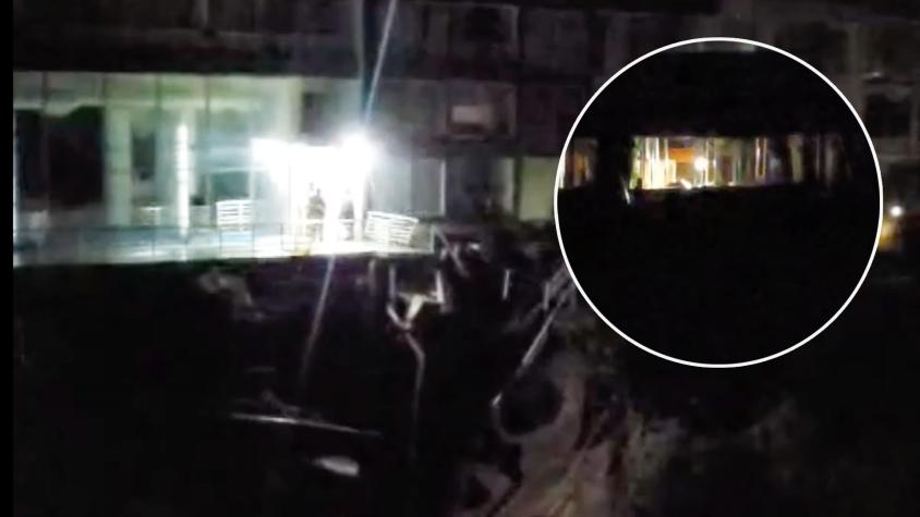 VIDEO | Evacúan edificio en Reñaca por socavón al pie de la construcción