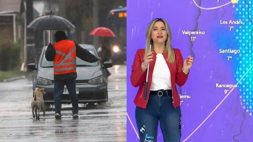A sacar los paraguas otra vez: ¿A qué hora comienza la lluvia este lunes en Santiago?