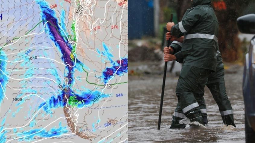 Esto se viene para Chile después del gigantesco ciclón extratropical que dejará abundantes lluvias 