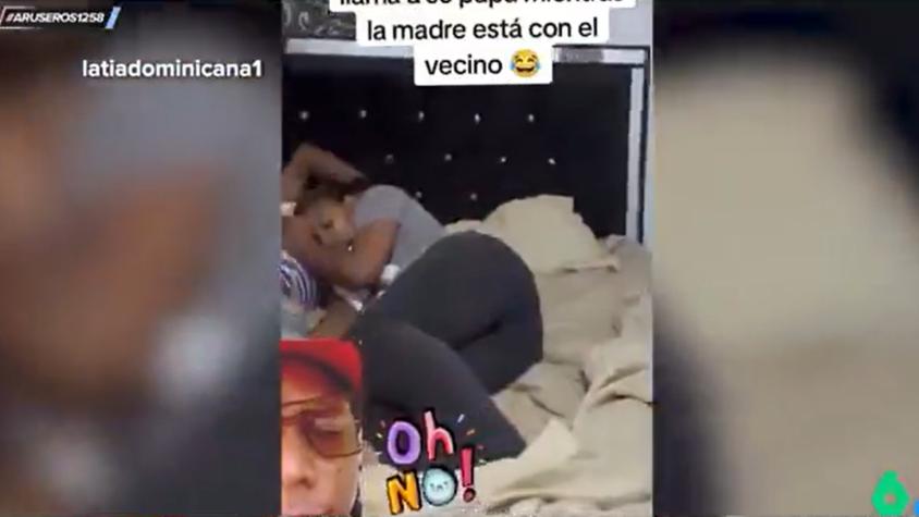 "Está durmiendo con mamá": Niña avisa a su papá por videollamada que su mamá estaba con el vecino