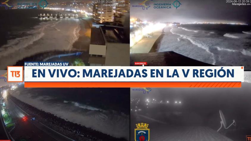 EN VIVO: Intensas marejadas en la V Región