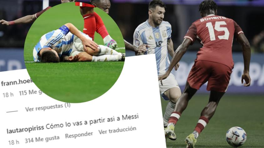Hinchas argentinos dejaron mensajes racistas a jugador de Canadá tras fuerte falta a Messi: Concacaf se pronunció