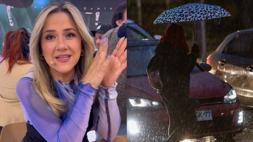 "Si no tiene que salir de su casa, no lo haga": La advertencia de Michelle Adam por gran pulso de lluvia en Santiago