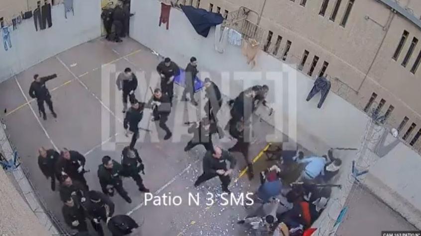 [Video] Las fuertes imágenes del motín del Tren de Aragua en la Cárcel de Máxima Seguridad