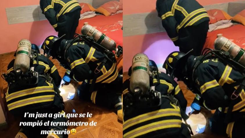 ¿Qué hay que hacer?: Mujer se hizo viral por llamar a bomberos tras quebrar termómetro de mercurio