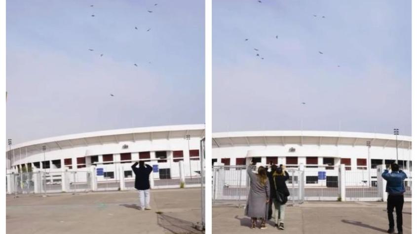 ¿Real o fake? La verdad detrás de la viralizada imagen de cóndores volando sobre el Estadio Nacional