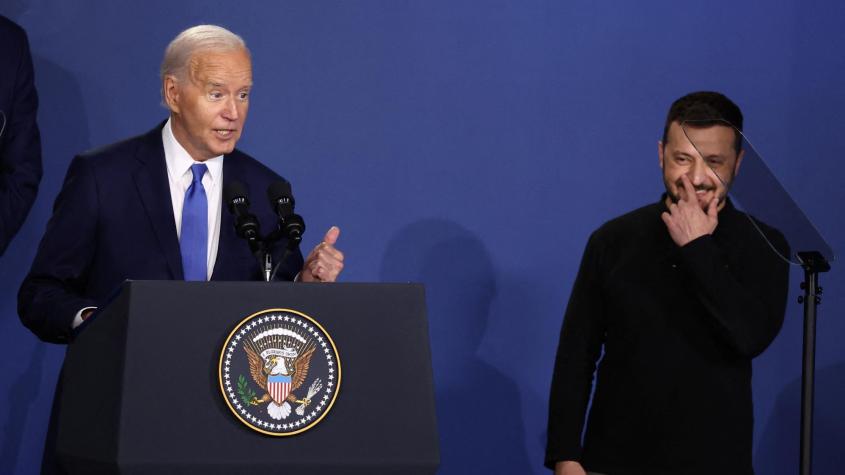 Joe Biden presentó, por error, a Zelenski como "presidente Putin"