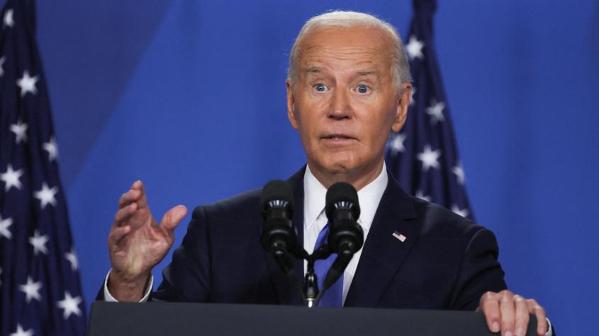 Segundo error del día: Joe Biden confundió a Kamala Harris con Donald Trump en decisiva conferencia
