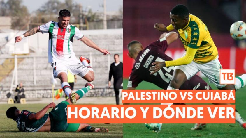 Palestino vs. Cuiabá: A qué hora y dónde ver el partido entre árabes y dorados por Copa Sudamericana