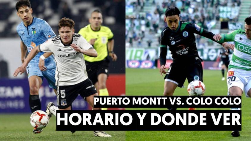 Puerto Montt vs. Colo Colo: A qué hora y donde ver el partido entre albos y delfines por la "Copa Salmón de Chile"