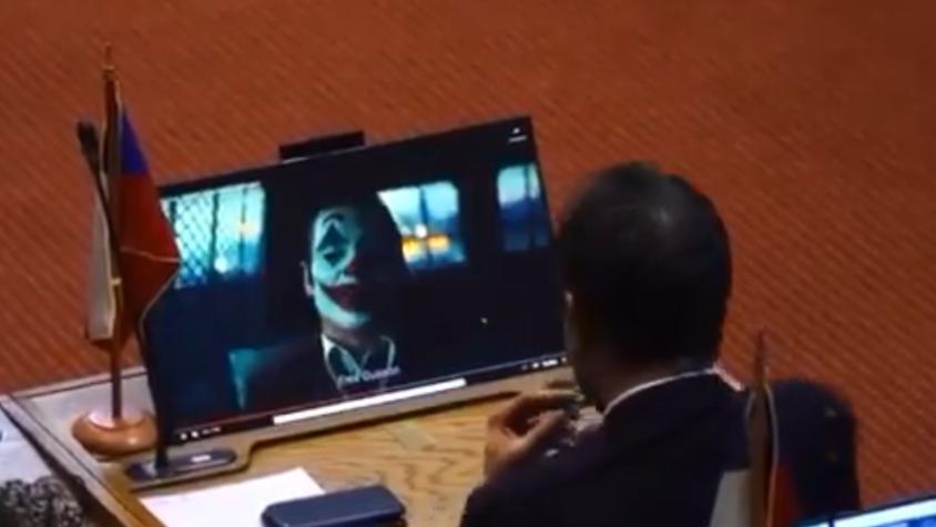 "Se les paga por legislar": Diputado Ibáñez expuso a parlamentarios de Republicanos que veían trailer de Joker durante sesión