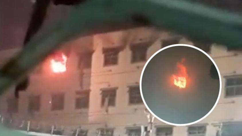 Incendio afectó a módulo de la cárcel de Valparaíso: Se habría originado por falla eléctrica