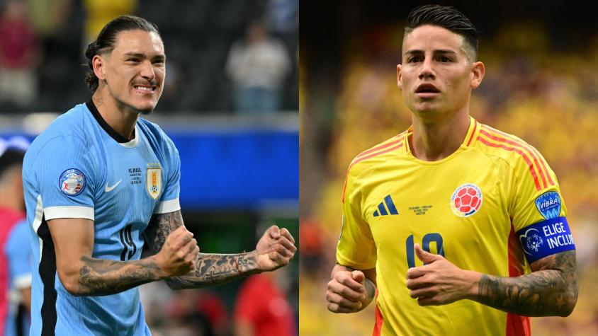 Semifinal de Copa América 2024: ¿A qué hora juegan Uruguay vs. Colombia?