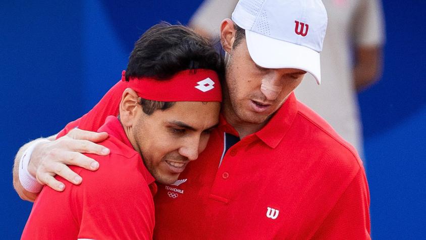 Alejandro Tabilo y Nicolás Jarry caen en dobles y Chile se despide del tenis en París 2024