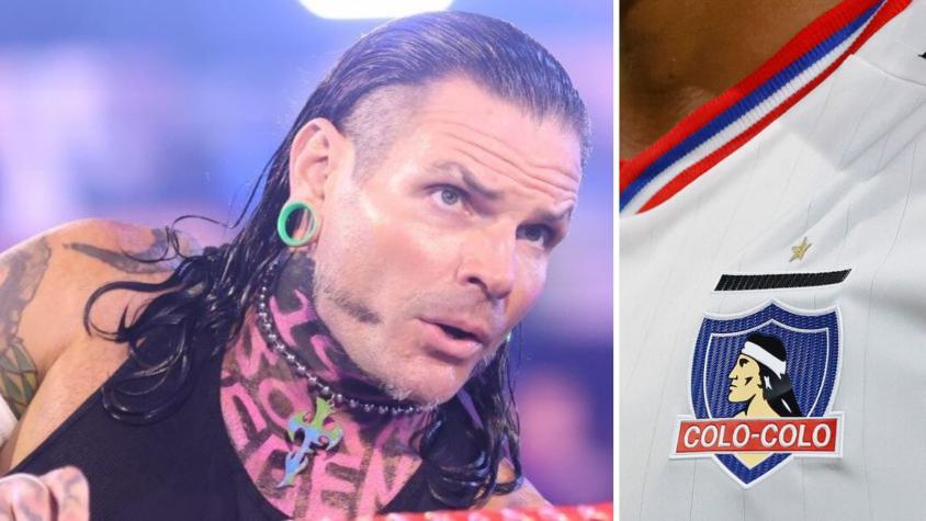 Mítico luchador Jeff Hardy sorprende y aparece promocionando evento con la camiseta de Colo Colo