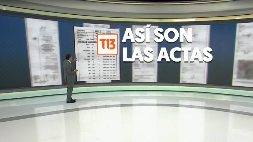 Elecciones en Venezuela: Así son las actas que publicó la oposición