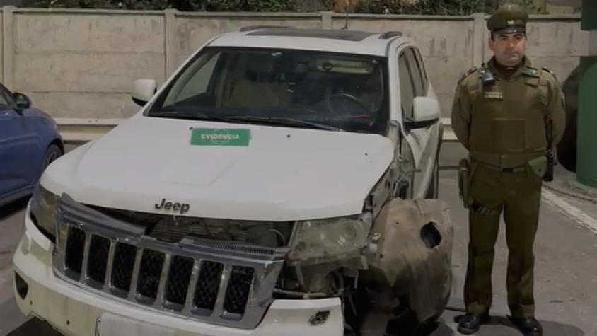 Robo de vehículo terminó con balacera en Las Condes: intentaron atropellar a carabineros