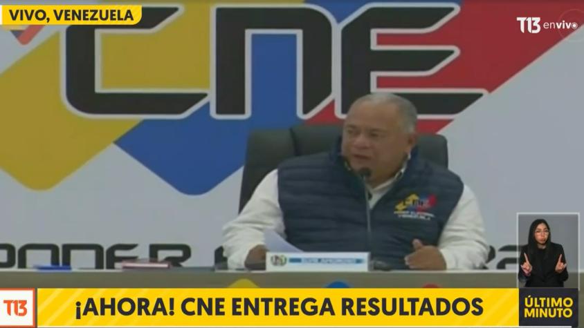 El Momento En Que CNE Anuncia A Maduro Como Ganador En Venezuela