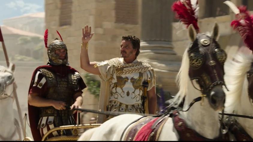 Épica pelea en el Coliseo: Pedro Pascal protagoniza primer tráiler del "Gladiador 2"