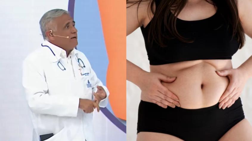 Forma del abdomen podría alertar de enfermedades: Doctor Ugarte describió los tipos de "pancitas" que existen