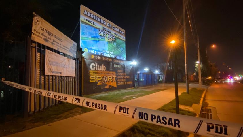 Homicidio en Pedro Aguirre Cerda: hombre fue a jugar fútbol y lo mataron con arma de fuego