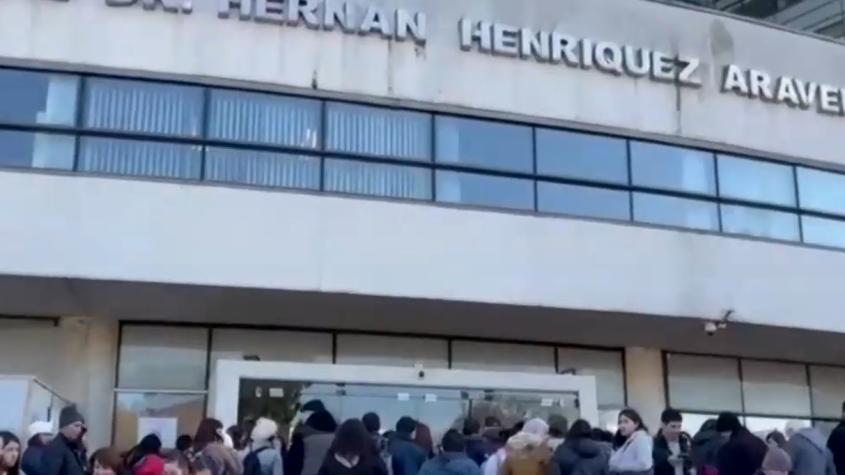 Accesos del Hospital de Temuco fueron cerrados por presunta sustracción de una recién nacida