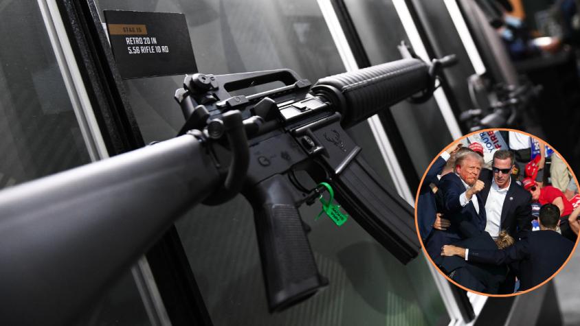 Rifle AR-15, la popular arma con la que se intentó matar a Trump: La venden en supermercados