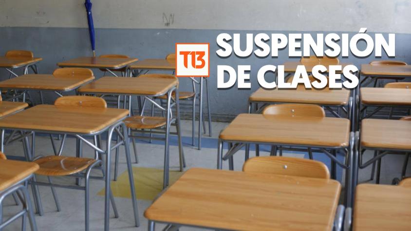 Sistema frontal: ¿En qué lugares del país no hay clases este viernes?