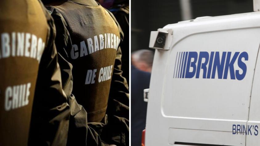 Funcionarios de Carabineros habrían participado en robo a Brinks en Rancagua