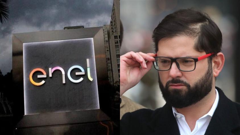 Enel "acoge llamado" del Presidente Boric a acelerar "lo máximo posible" compensaciones por cortes de luz