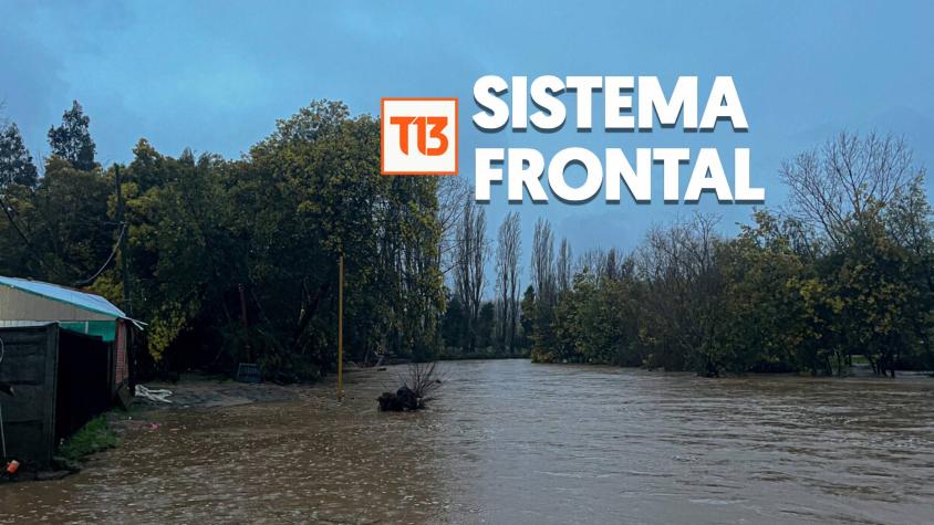 Sistema frontal llega a la zona central: Viento y lluvia se intensificarán durante este viernes