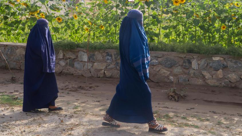 Mujeres no deben hacer oír su voz en público: las prohibiciones de la nueva ley de los talibanes en Afganistán 