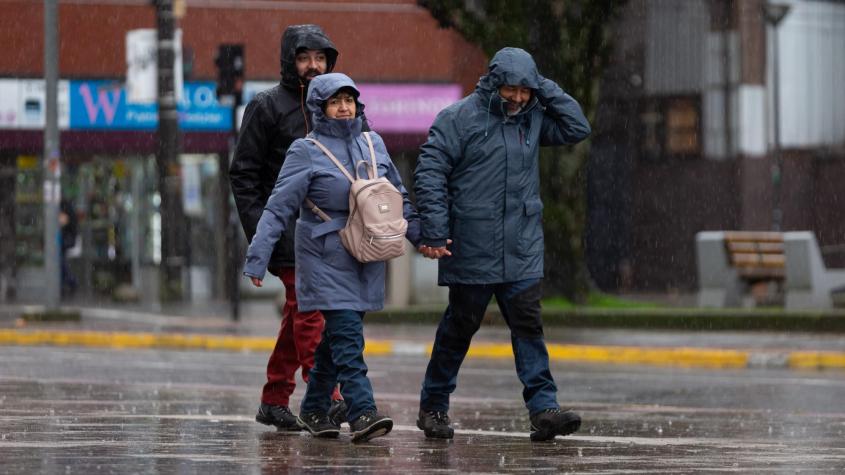 Sistema frontal, viento y río atmosférico: las regiones más afectadas por las lluvias de este fin de semana